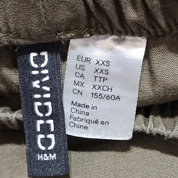 Divided H&M ruched cargo parachute skirt size XXS - Picture 7 of 11